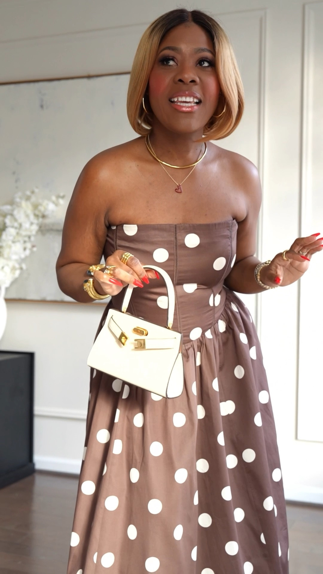 A quick dinner outfit check 🤎 obsessed with this dress from Abercrombie. It’s perfect for spring and summer occasions. Could be a wedding guest dress too 

#LTKMidsize #LTKootd #LTKgrwm