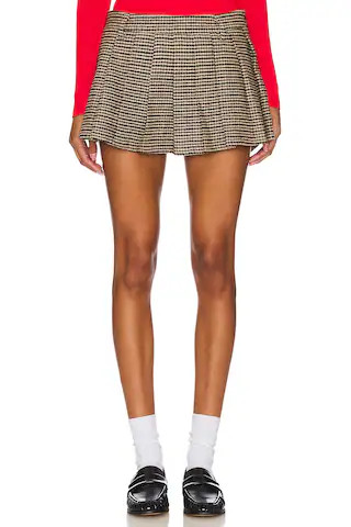 Lovers and Friends Nicki Skort in Black & Tan from Revolve.com | Revolve Clothing (Global)