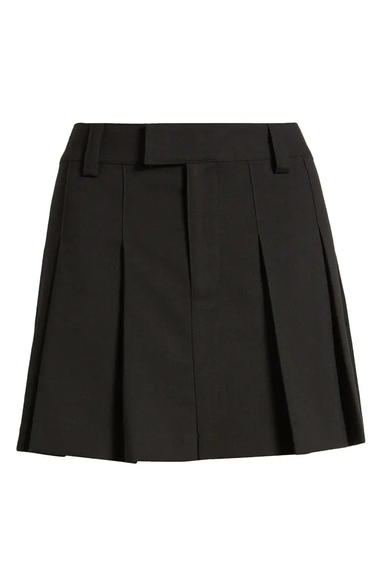 Pleated A-Line Miniskirt | Nordstrom