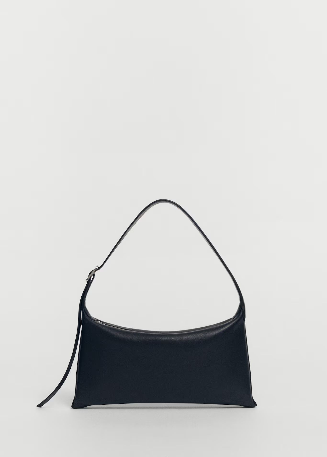 Leather shoulder bag with buckle -  Women | Mango USA | MANGO (US)
