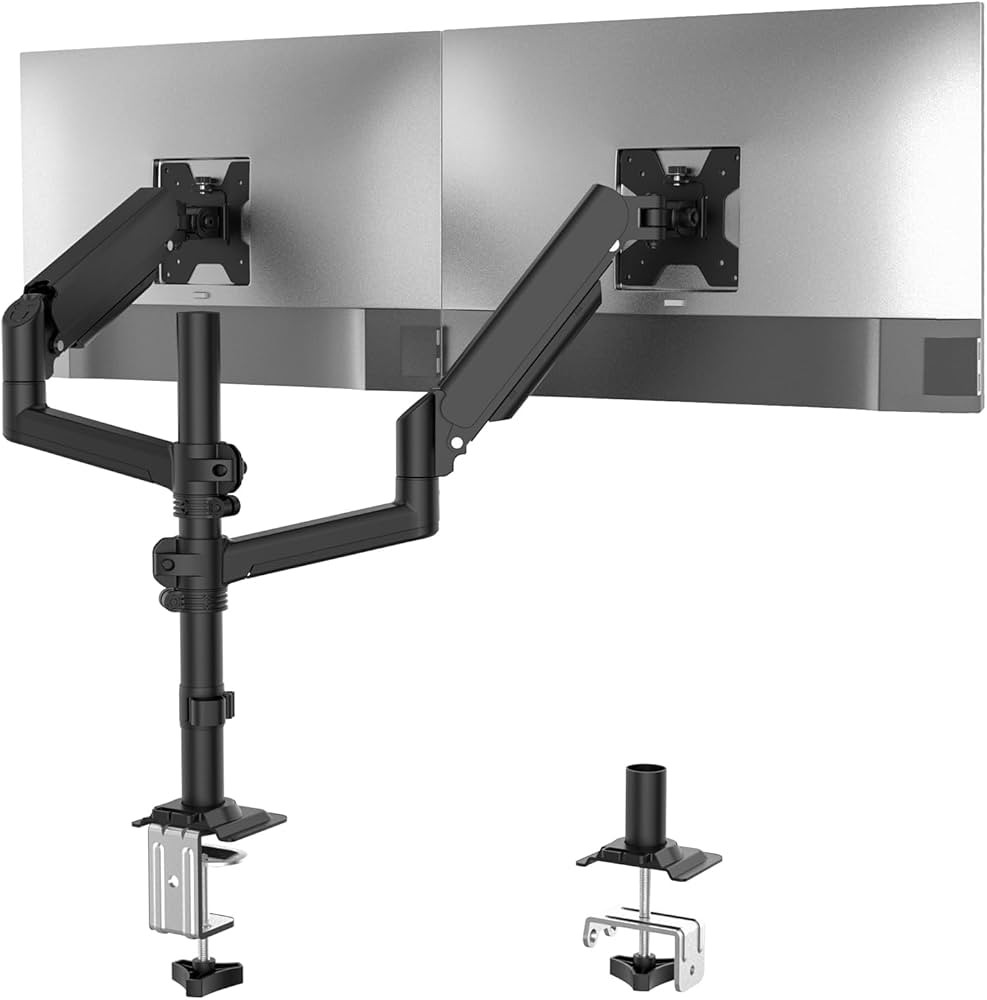 WALI Dual Monitor Mount, 13-33 Inch Adjustable Dual Monitor Arm for Desk Holds Max 19.8 lbs Scree... | Amazon (US)