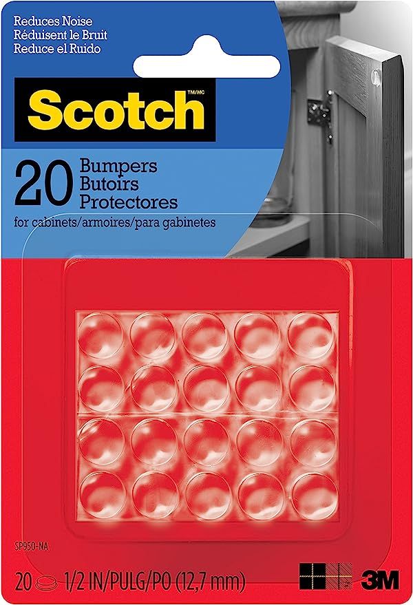 Scotch Bumpers, Clear, 1/2-in, 20 Bumpers | Amazon (US)