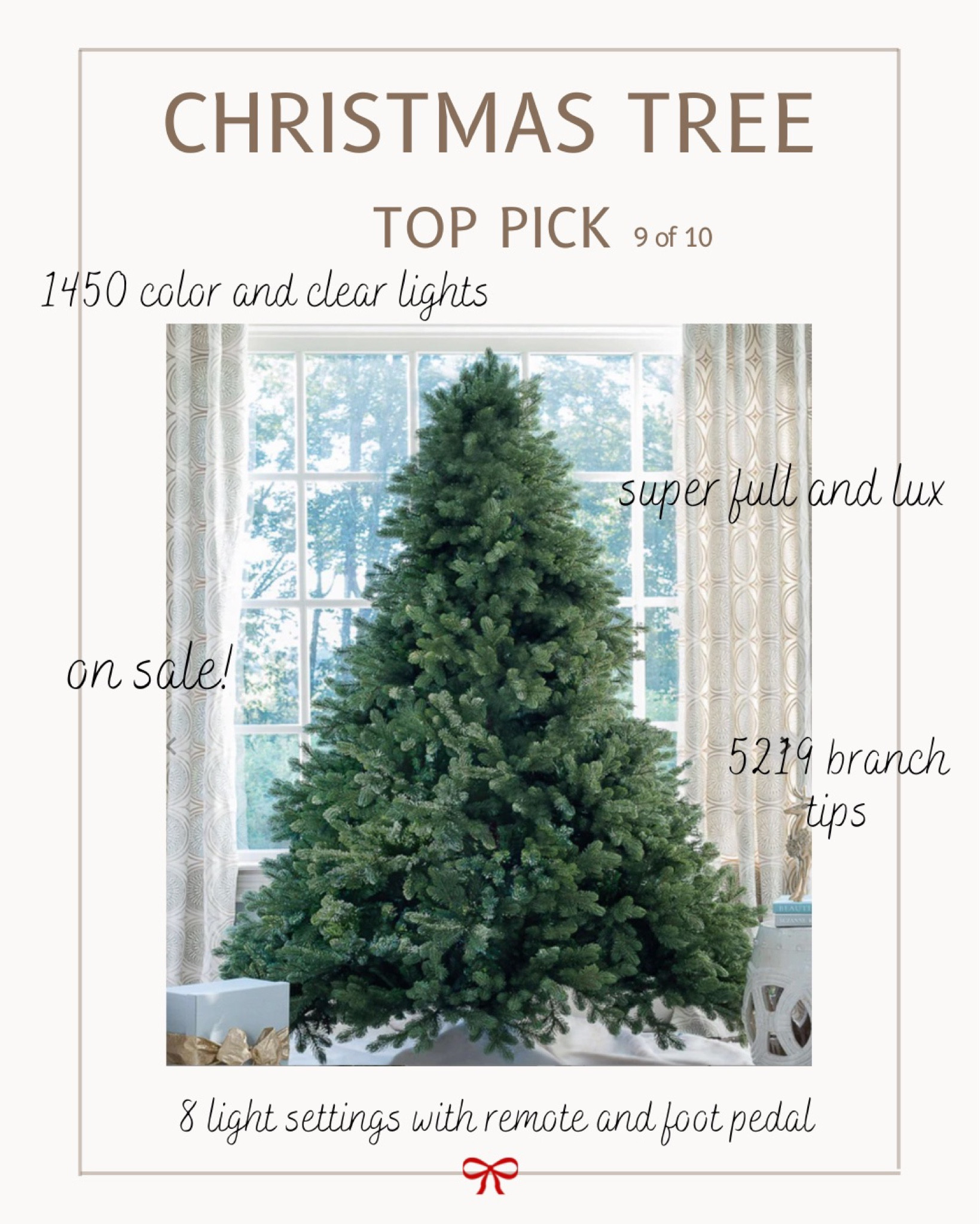 King of Christmas artificial faux green Christmas tree with color and clear lights, super full, all the functions! 

#LTKhome #LTKHoliday #LTKSeasonal