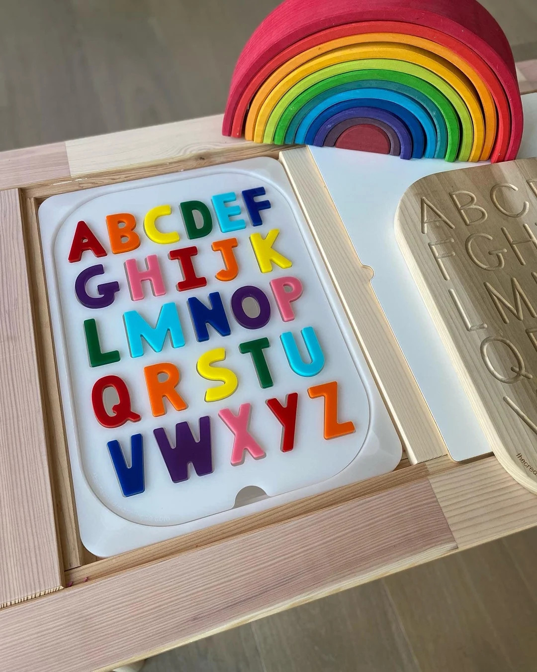 Rainbow Letter Board™ + 26 letters | Etsy (US)