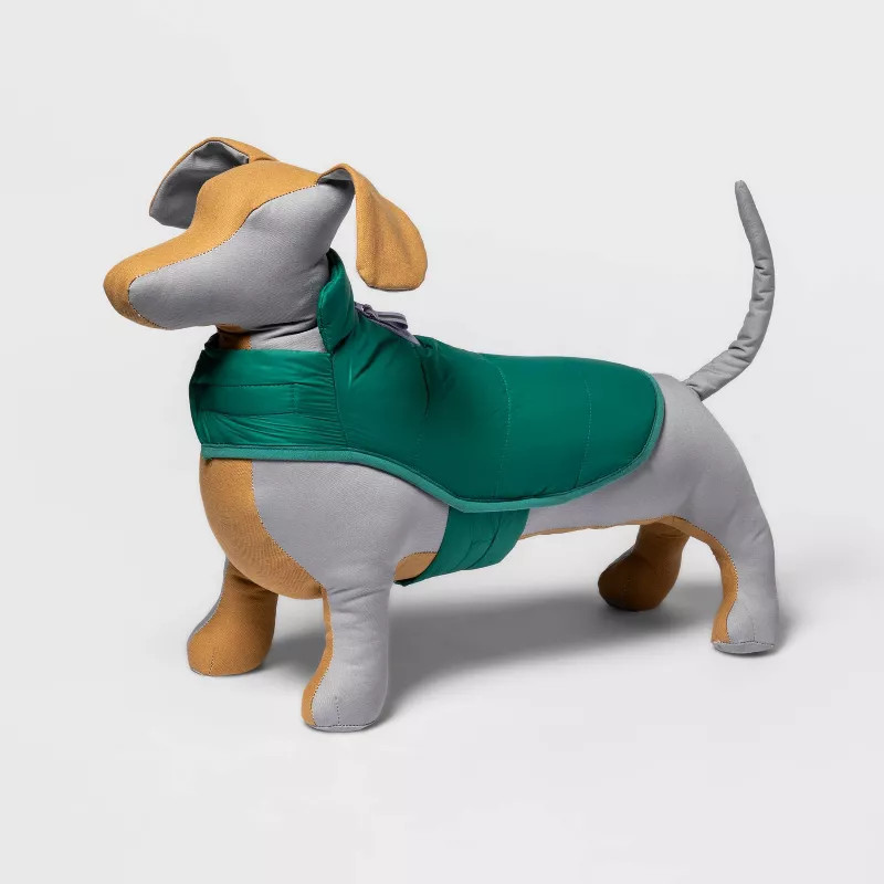 Holiday Dog and Cat Puffer Vest - Boots & Barkley™ | Target