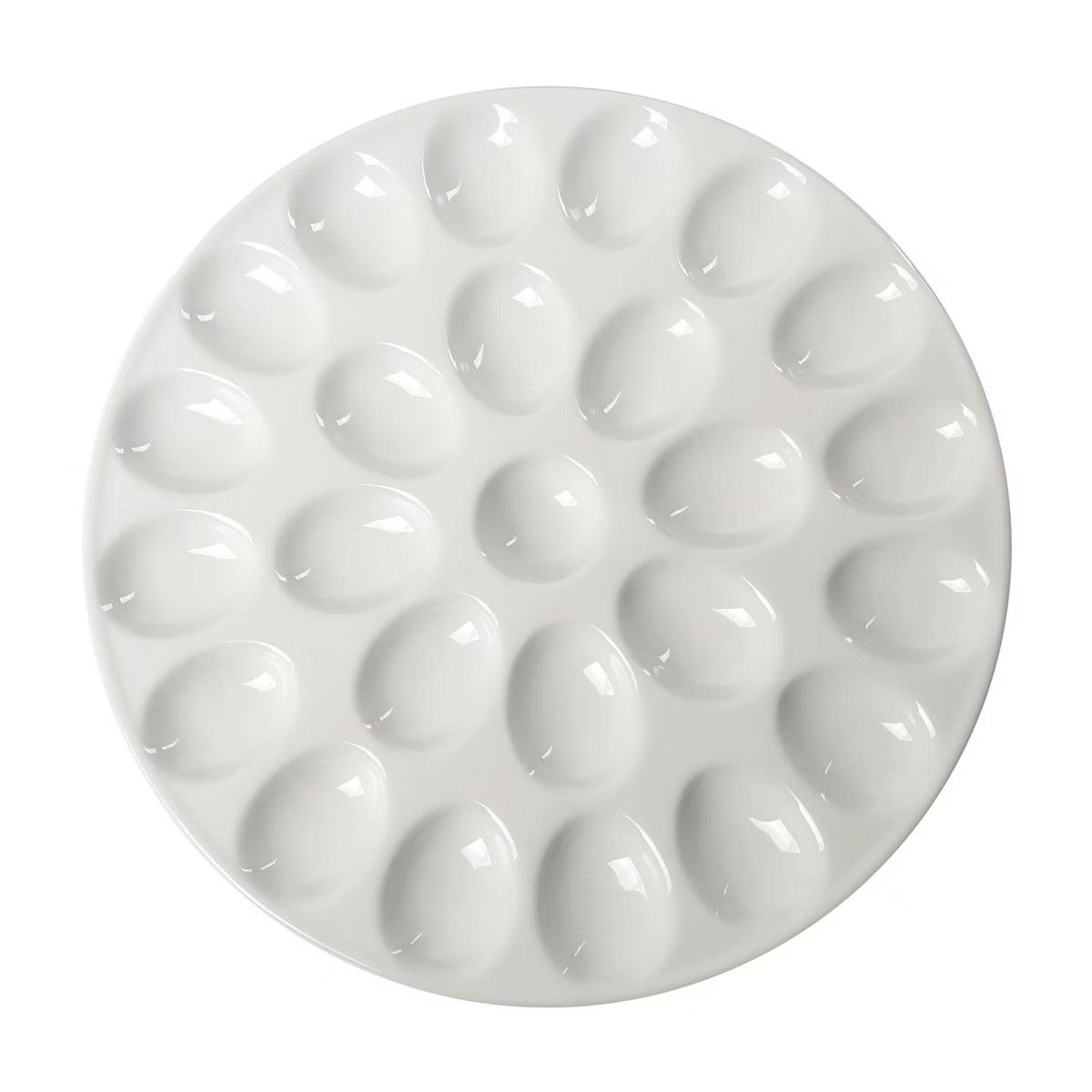 Gibson Our Table Simply White 13 Inch Egg Serving Platter | Target