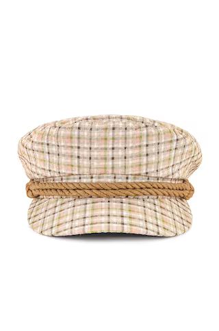 Brixton Fiddler Cap in Sand Plaid from Revolve.com | Revolve Clothing (Global)