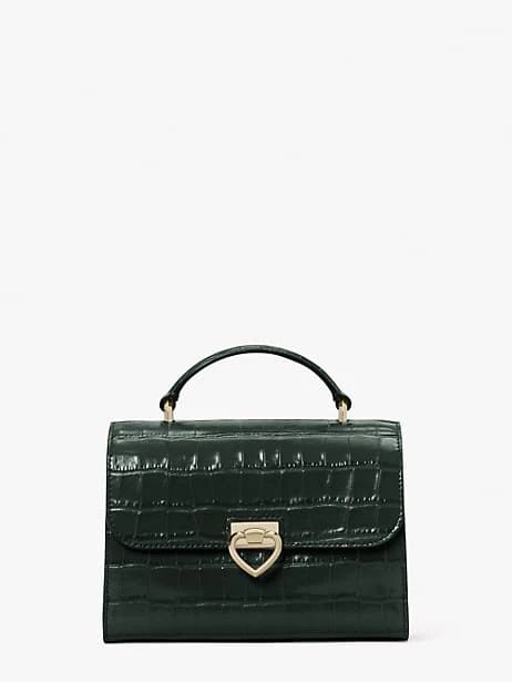 lovitt croc-embossed small top-handle bag | Kate Spade (US)