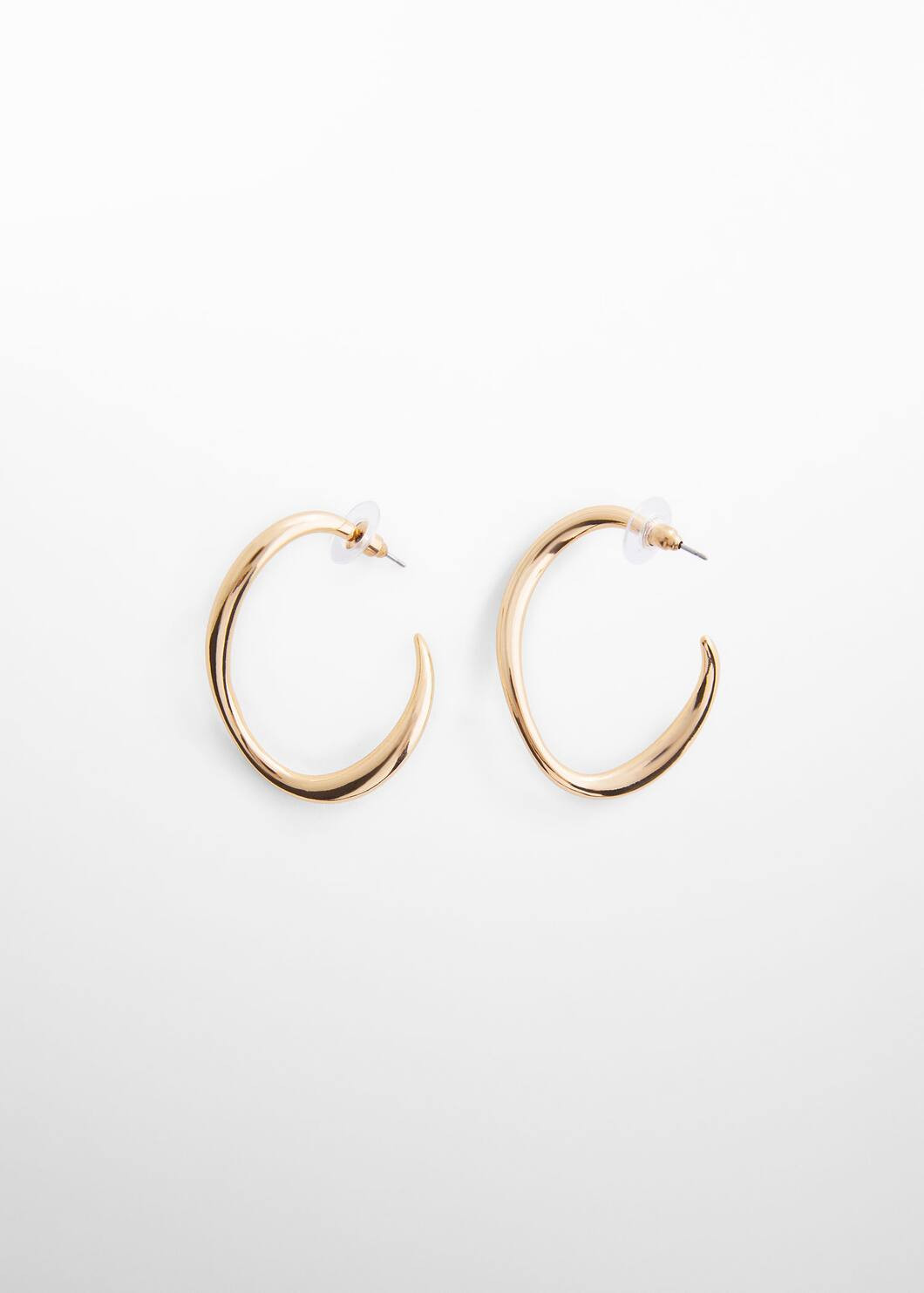 Twisted hoop earrings -  Women | Mango USA | MANGO (US)