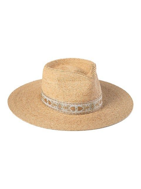 Indigo Straw Hat | Saks Fifth Avenue