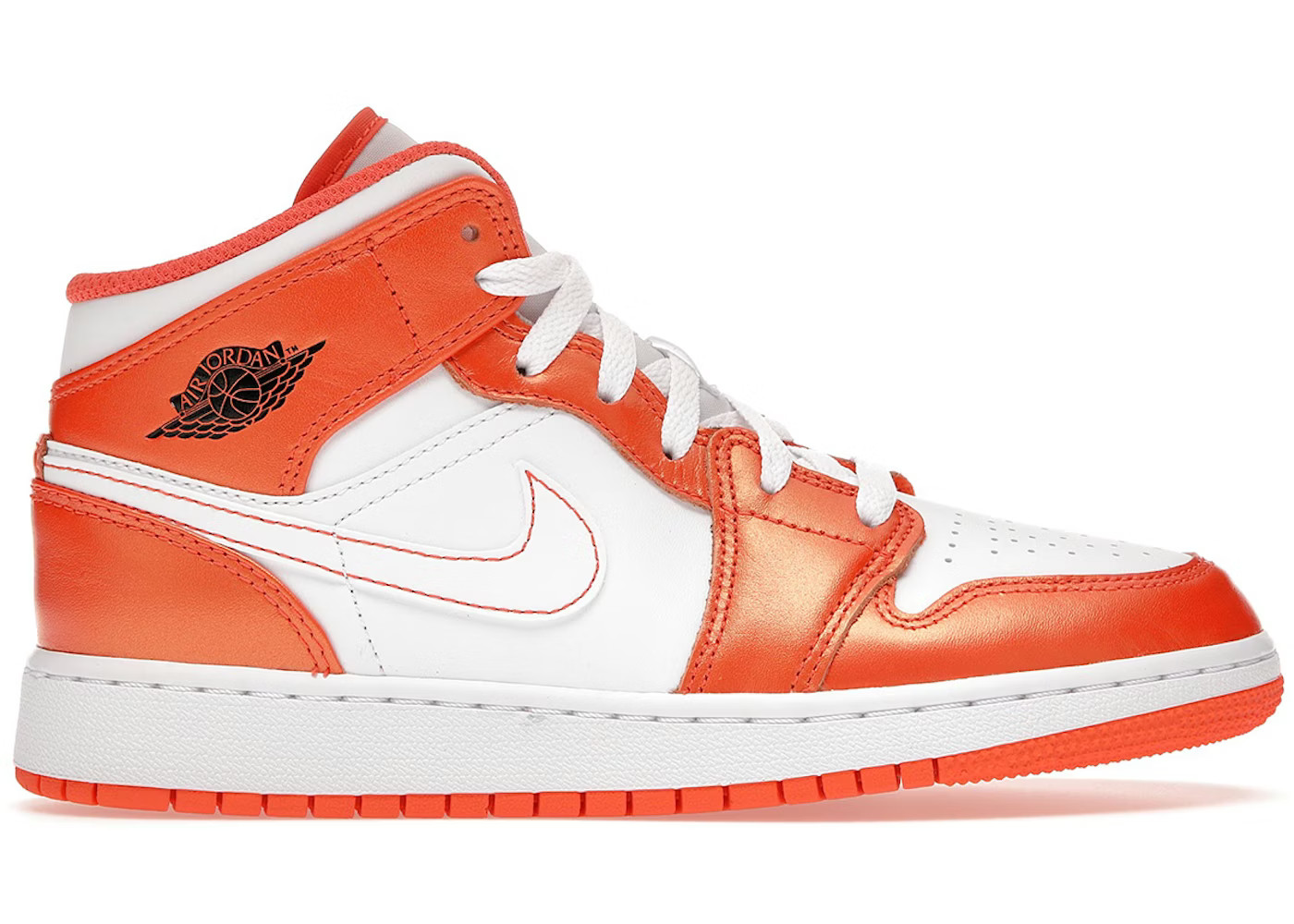 Jordan 1 Mid Metallic Orange (GS) | StockX