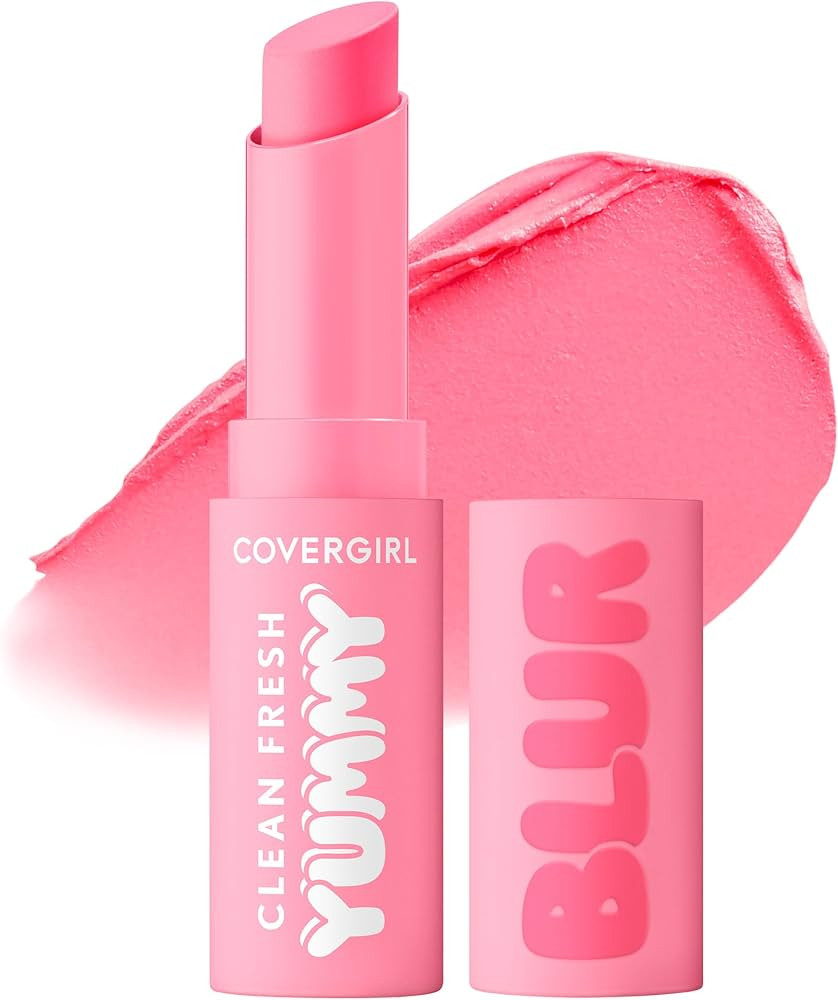 COVERGIRL Clean Fresh Yummy Blur Lipstick, Blurring Effect, Matte Lip Color, Fresh Pear Flavored,... | Amazon (US)