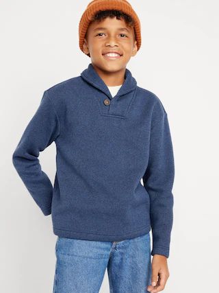 Long-Sleeve Sweater-Fleece Pullover Sweater for Boys | Old Navy (US)
