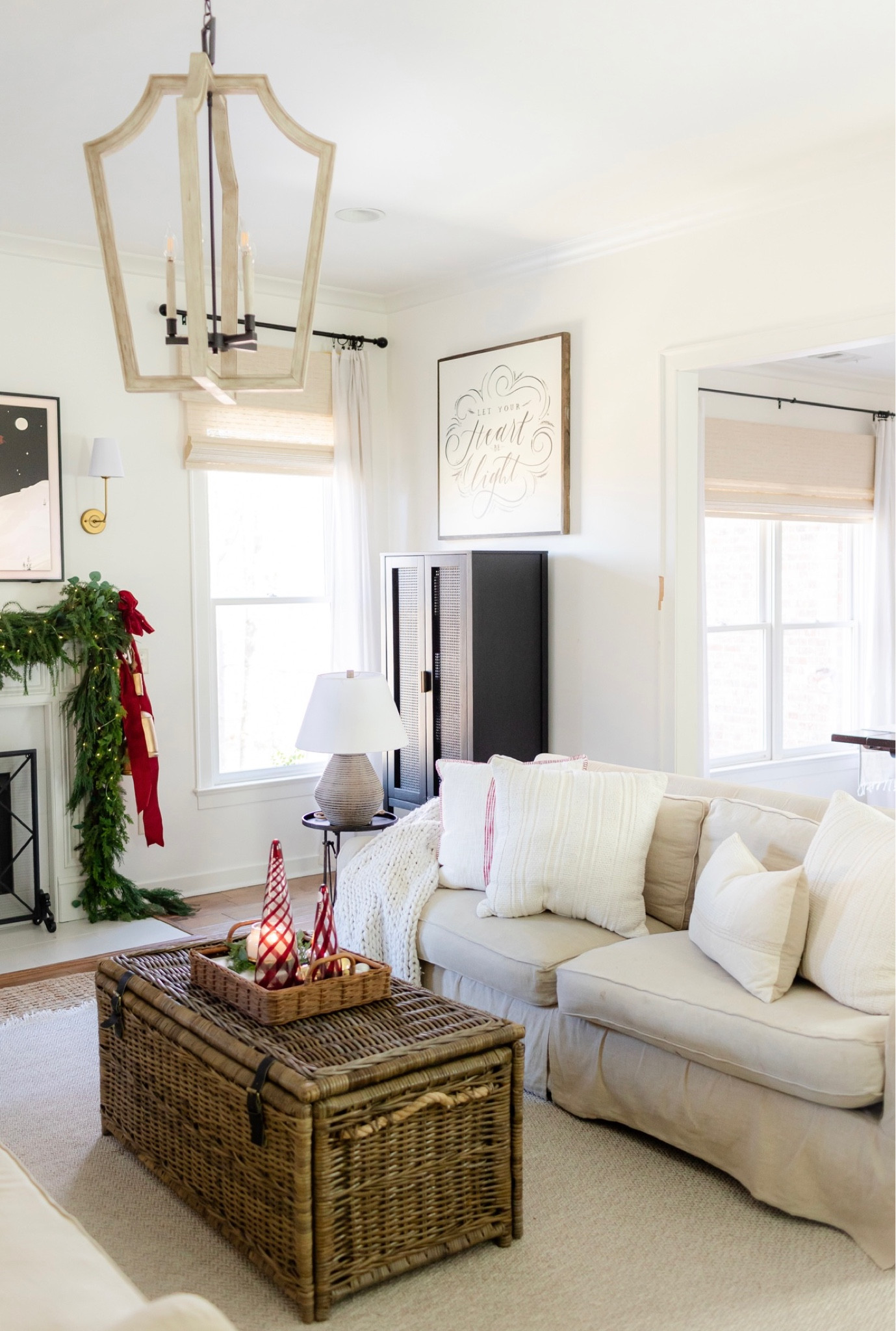 Our living room christmas decor! I love how bright and classic christmas it is  

#LTKSeasonal #LTKHoliday #LTKGiftGuide