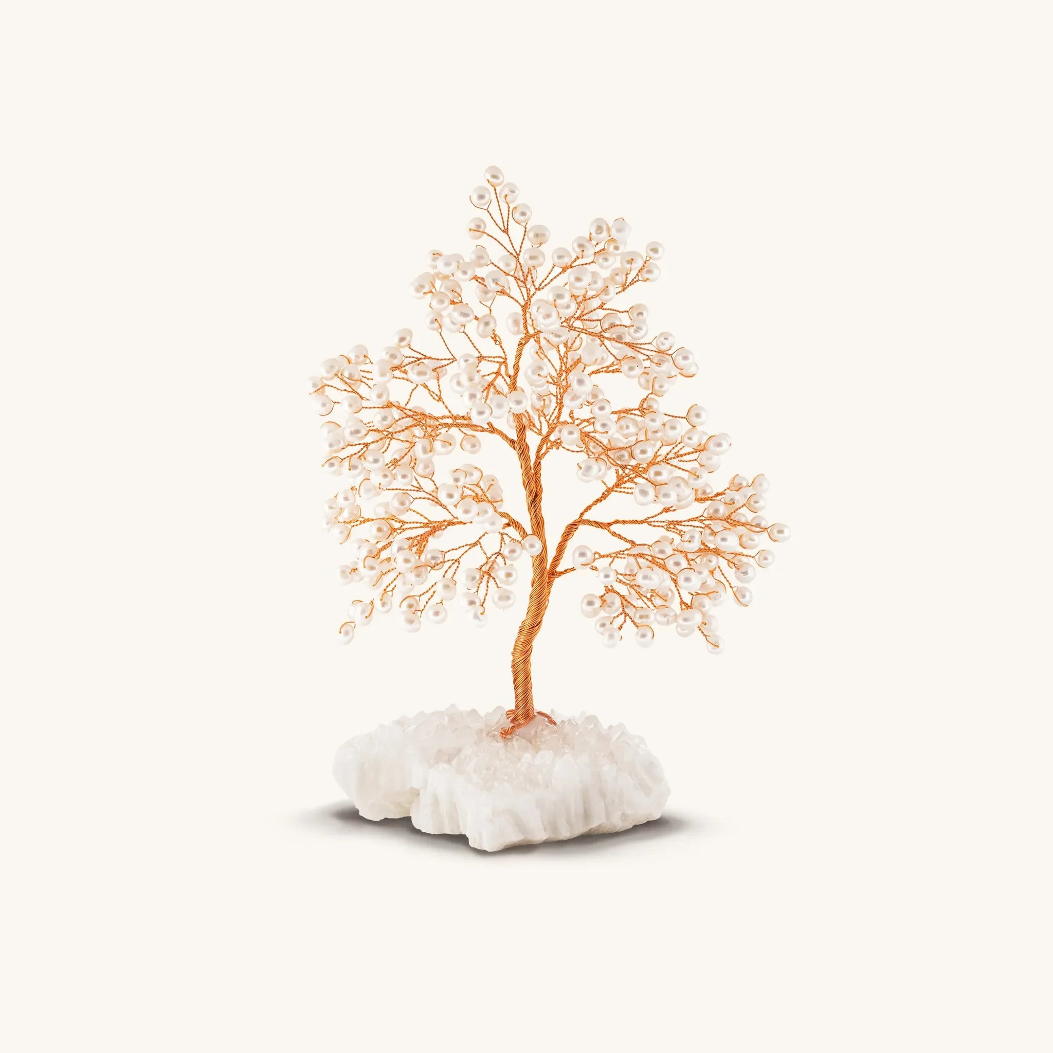 Pure Break - Feng Shui Pearl Tree on White Crystal Base | Karma and Luck | Karma and Luck | Karma and Luck