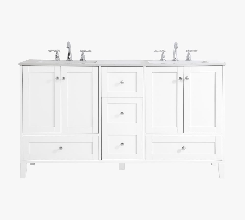 Moro 60" Double Sink Vanity | Pottery Barn (US)