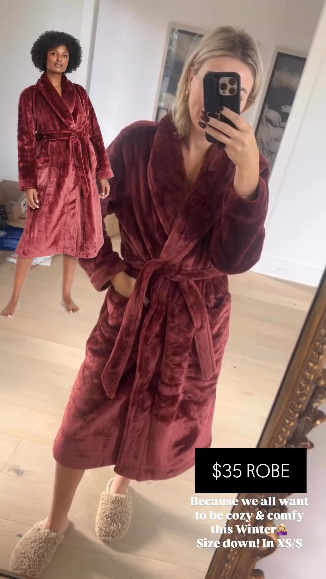 The BEST $35 plush robe from Target
It's comfy WARM and so soft.
Size down - in XS/S
Grab this color for your peeps for Christmas gatherings!


Christmas morning robe, loungewear, plush robe

#LTKFindsUnder50 #LTKStyleTip #LTKHoliday