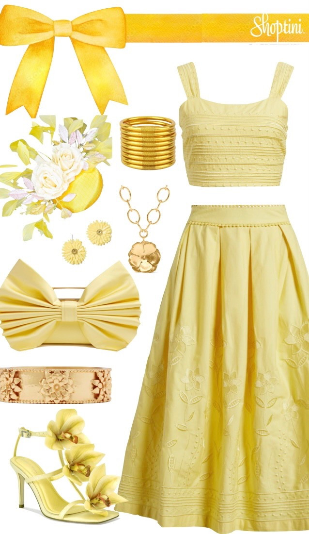 Now trending… butter yellow! This two piece set is adorable! Perfect for horse races, Mother’s Day and garden parties! Kentucky derby hat / derby dress / last call for derby outfits 

#LTKParties #LTKSeasonal #LTKStyleTip