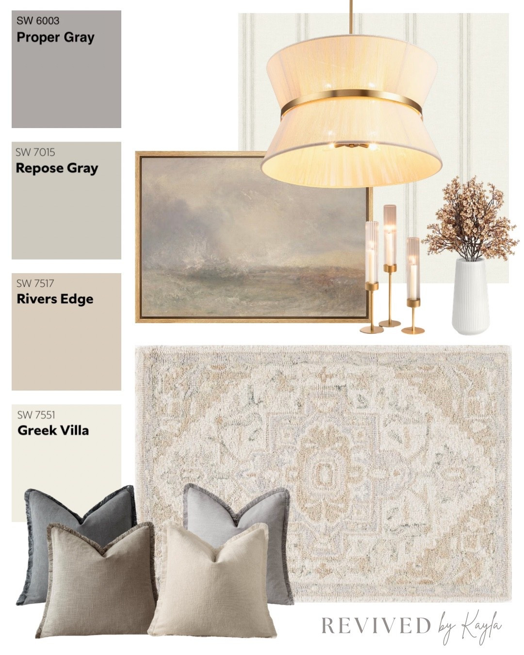 Gray and tan neutral room design mood board 🩶✨ 

#homedecor #homedesign #interior #home #decor #design #neutral #neutralhome #browndecor #livingroom #bedroom #modern #cozy #natural #calming #sherwinwilliams #moodboard #wayfair #amazon

#LTKHome