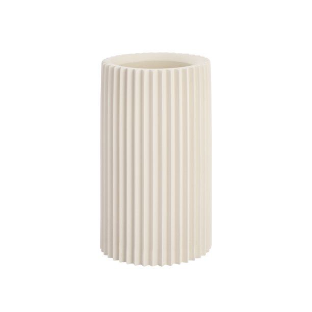 TOV Furniture Jenna White Concrete Table Vase | Walmart (US)
