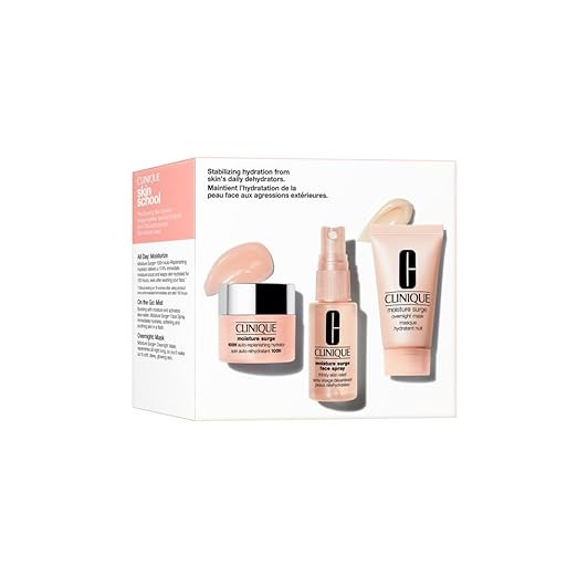 Clinique Skin School Supplies Set: Glowing Skin Essentials | Moisture Surge 1H Auto-Replenishing ... | Amazon (US)