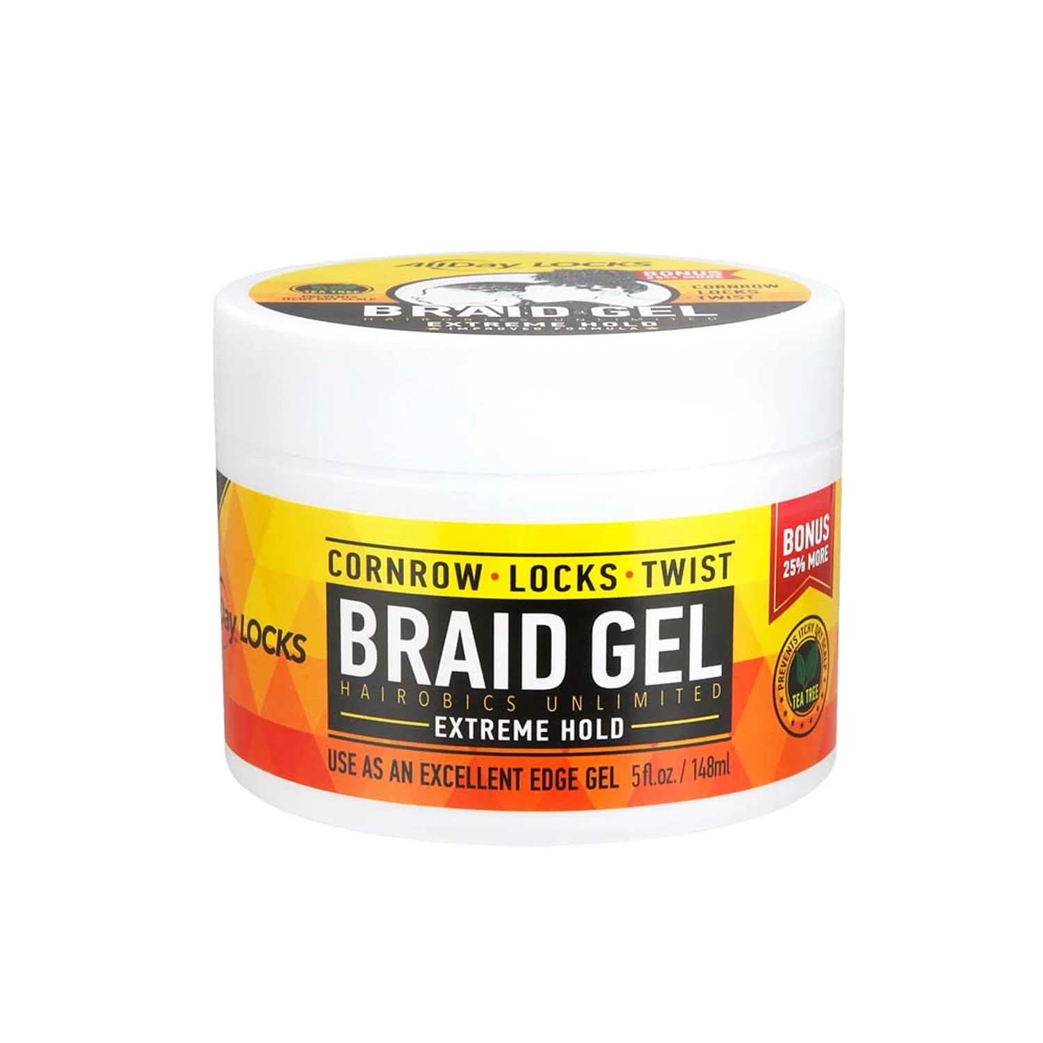 AllDay Locks Braid Gel Extreme Hold, 5 Oz. - Walmart.com | Walmart (US)