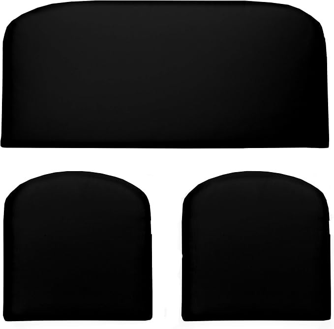 RSH Décor Indoor Outdoor 3 Piece Foam Wicker Loveseat and Chair Seat Cushion Set, Choose Color (... | Amazon (US)