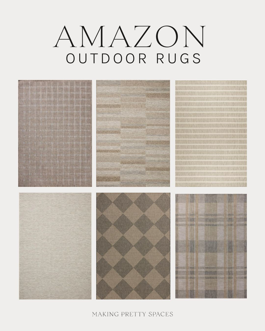 Shop this Amazon outdoor rug roundup! Amazon finds, outdoor, area rug, patio finds, amazon outdoor, loloi rugs, neutral rug, rug roundup 

 #LTKHome #LTKSaleAlert #LTKStyleTip