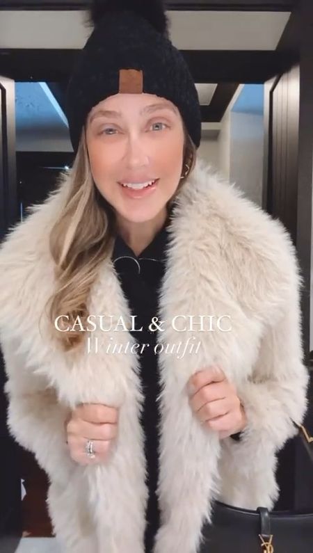Easy casual chic winter outfit idea🌨️
This black Amazon set is the perfect base for your outfit.
This furry jacket/coat is so chic and beautiful. It is very comfy.
These boots are so feminine and stylish, I love that they are waterproof.
Everything fits true to size
I’m wearing XS on the coat and small on the set

#LTKSeasonal #LTKshoecrush #LTKstyletip