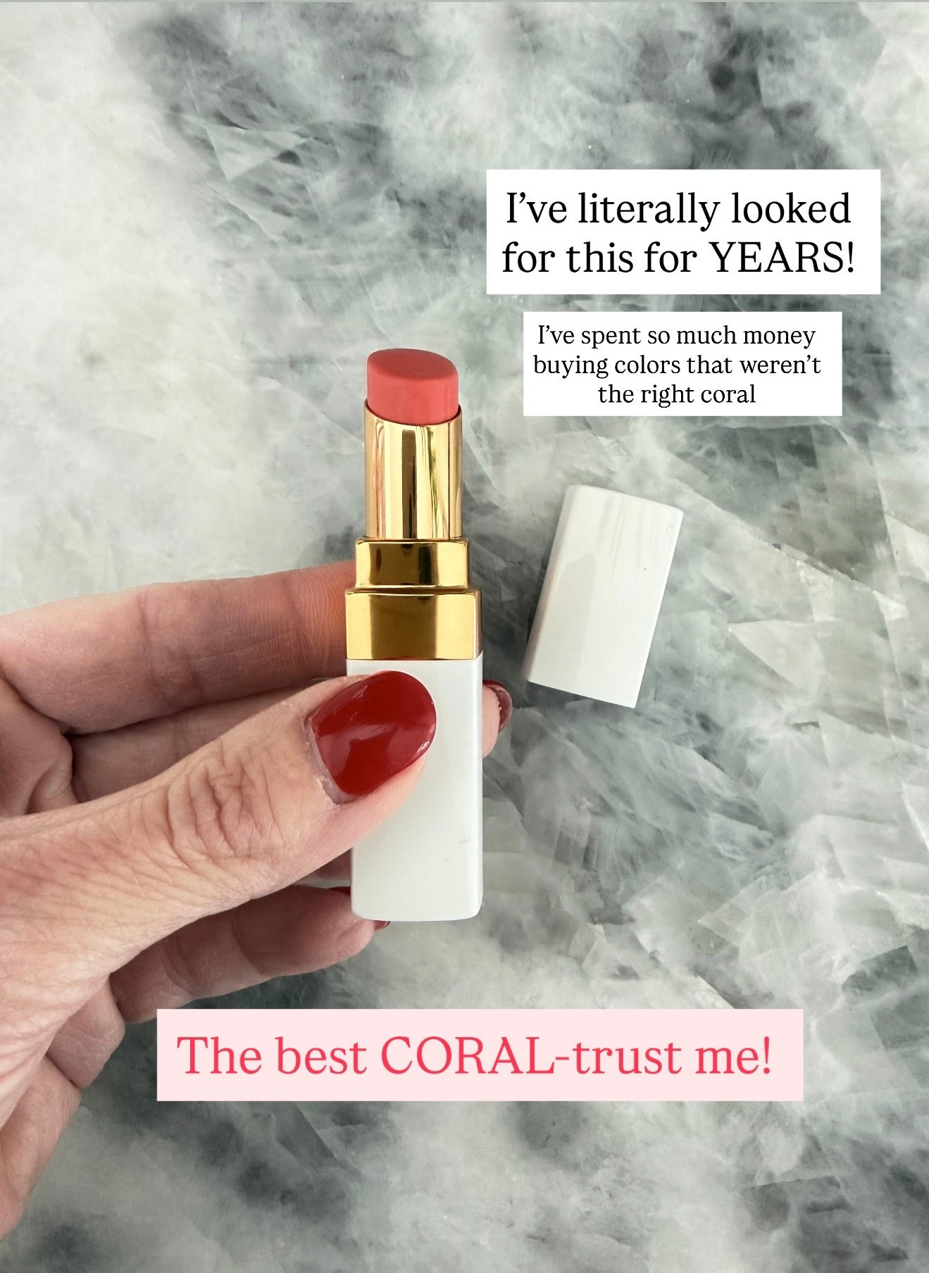 For all of you that have been looking for the perfect shade of coral. This is it.!! I’ve literally wasted so much money trying to find this exact shade.. it’s also hydrating from Chanel. 

#LTKBeauty