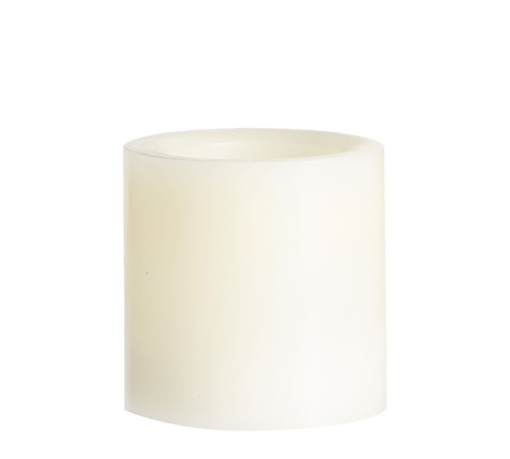 Standard Flameless LED Pillar Candle - Ivory | Pottery Barn (US)