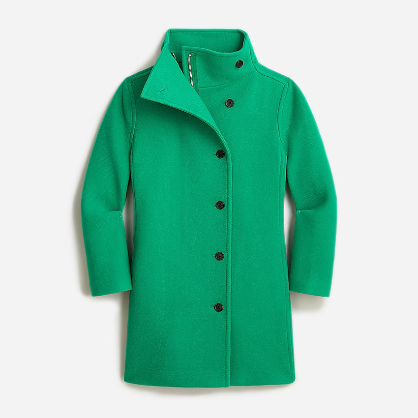 Tall villa coat in Italian stadium-cloth wool | J. Crew US