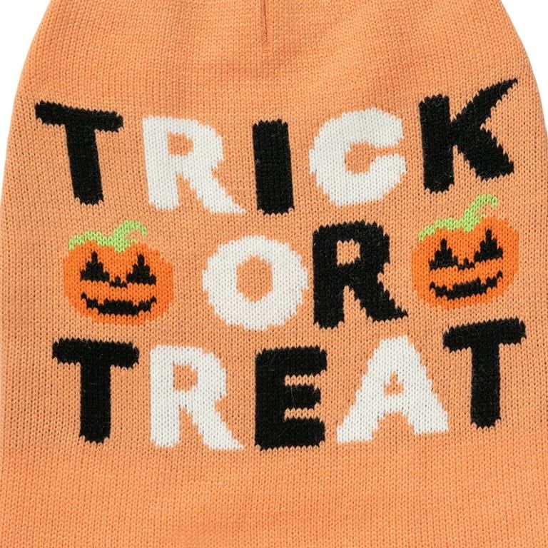 Vibrant Life, Dog Clothes, Trick or Treat Halloween Pet Sweater, Orange, Size Medium | Walmart (US)