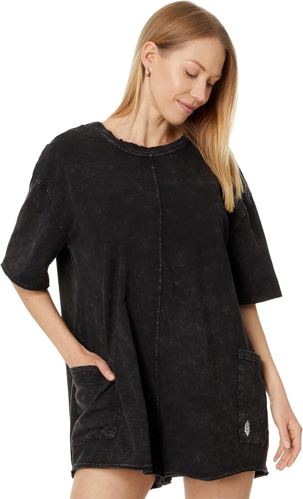 Free People Women's Hot Shot Tee Romper | Amazon (US)