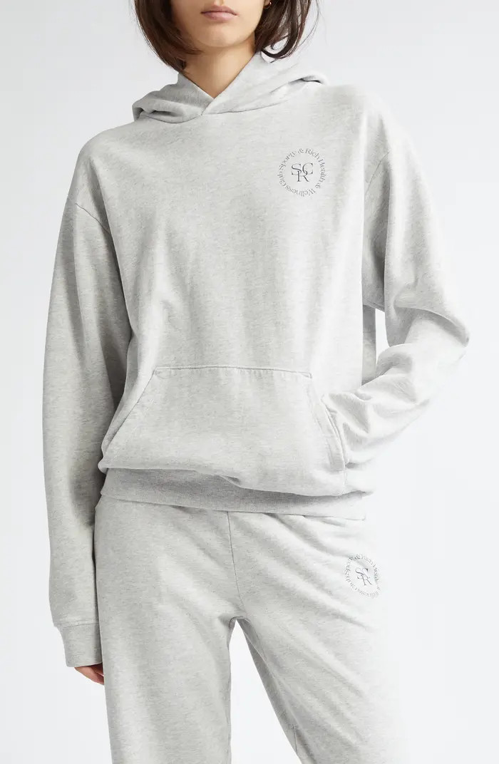 Sporty & Rich Wellness Club Cotton Blend Hoodie | Nordstrom | Nordstrom