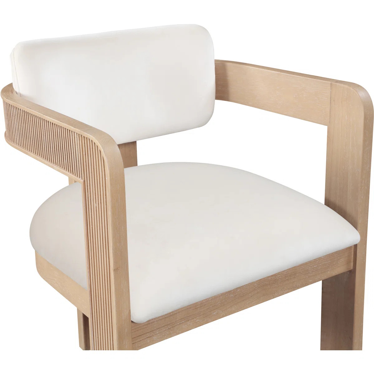 Frink Linen Textured Fabric Dining Chair (Set of 2) | Wayfair North America