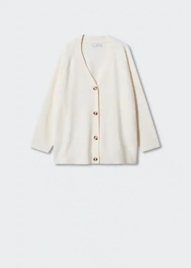 Button knit cardigan | MANGO (UK)