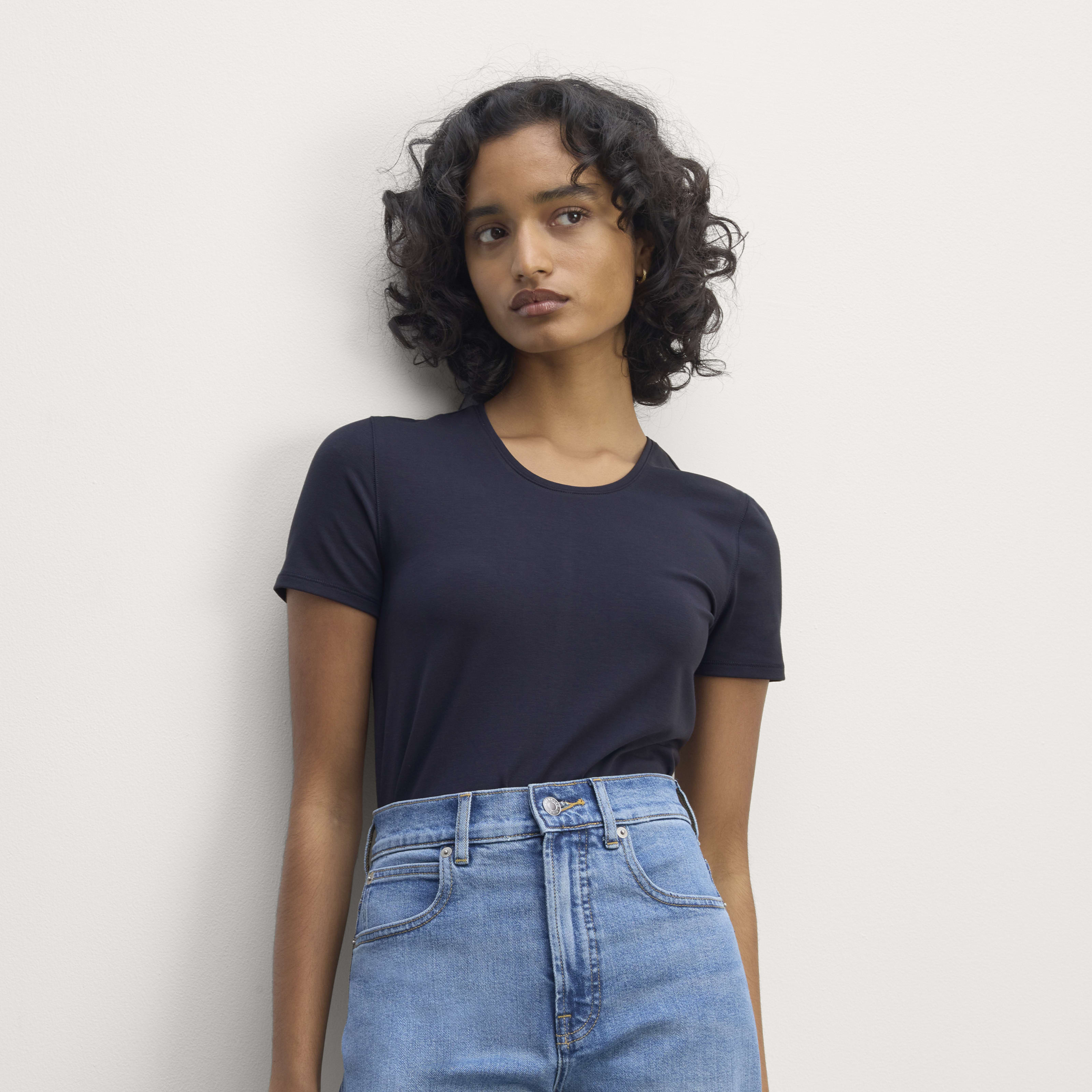 Women's Form T-Shirt by Everlane in Navy, Size XXS | Everlane