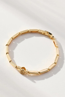 Crystal Linked Monogram Bracelet | Anthropologie (US)