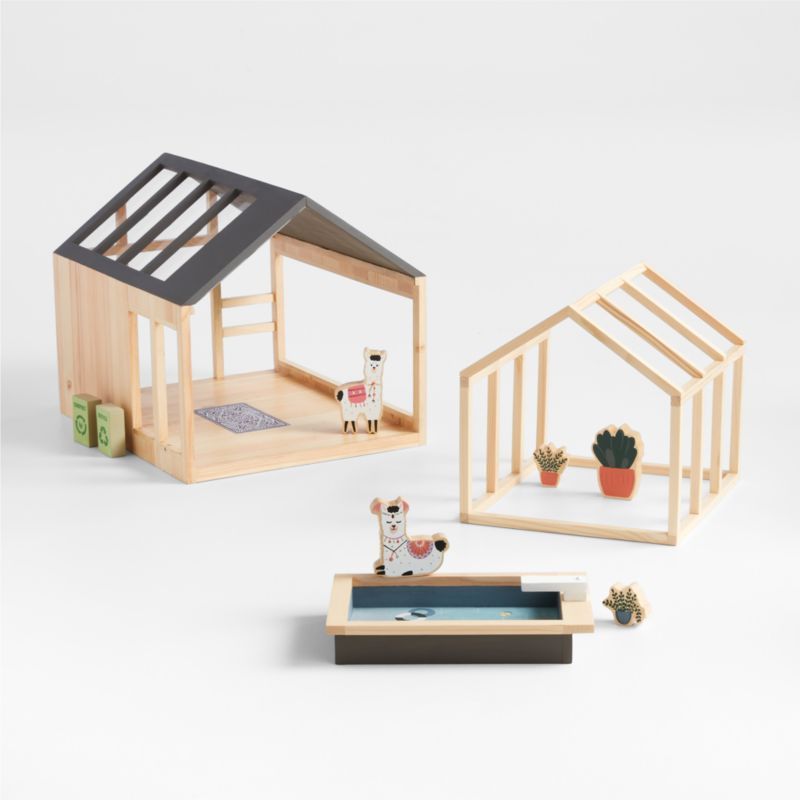 Wooden Greenhouse Dollhouse | Crate & Kids | Crate & Barrel