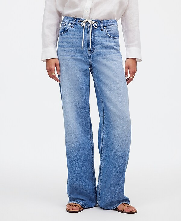 Superwide-Leg Jeans: Drawstring Edition | Madewell