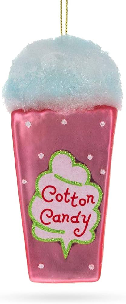 Sweet Cotton Candy Delight - Blown Glass Christmas Ornament | Amazon (US)