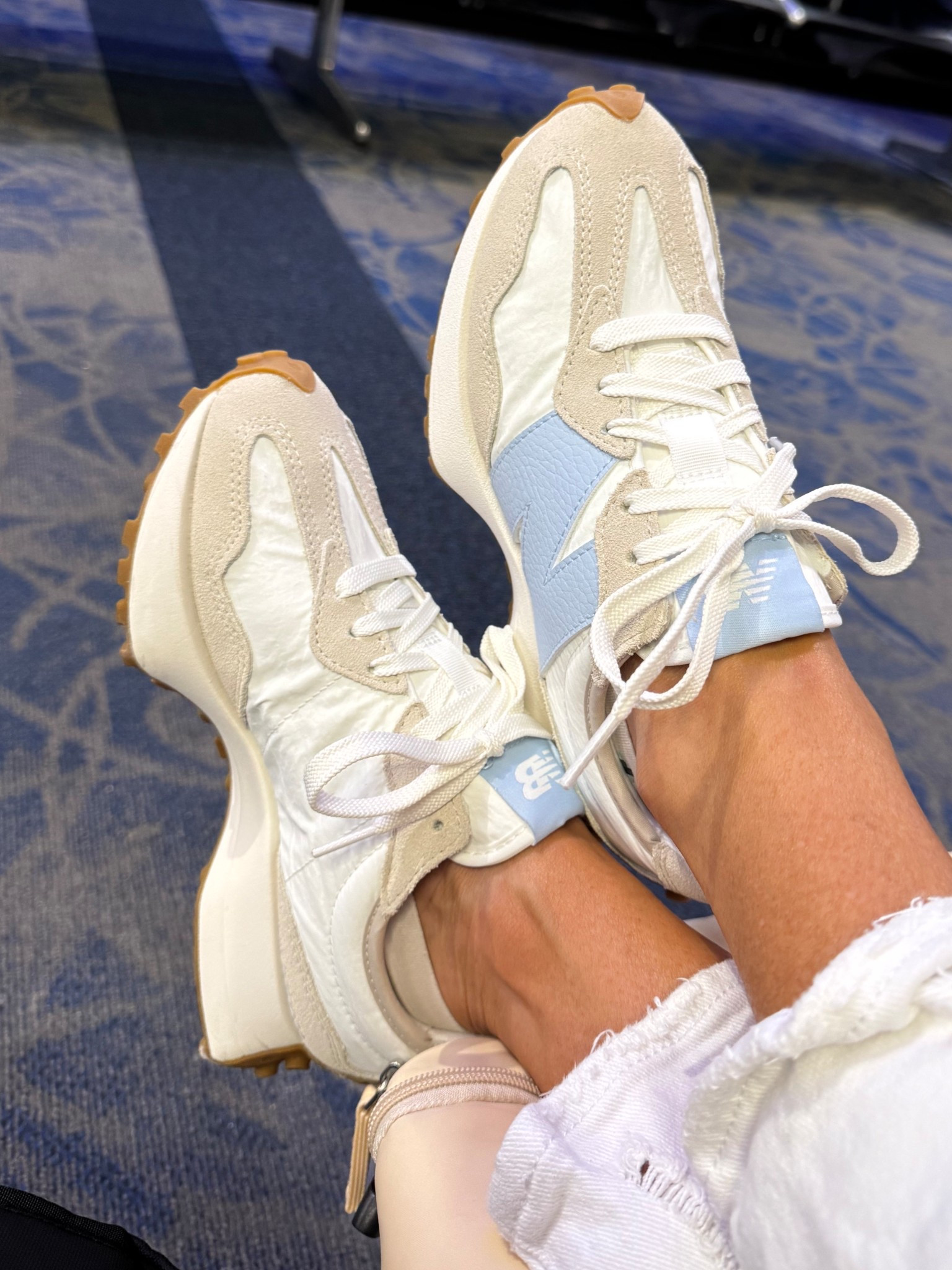 I resisted too long.  These NB 327 are the most comfy #newbalance

#LTKShoeCrush #LTKOver40 #LTKStyleTip