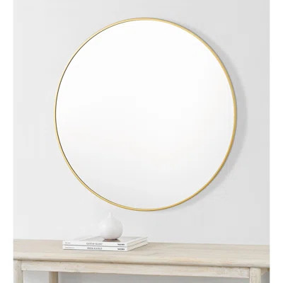 Sabine Metal Round Wall Mirror | Wayfair North America