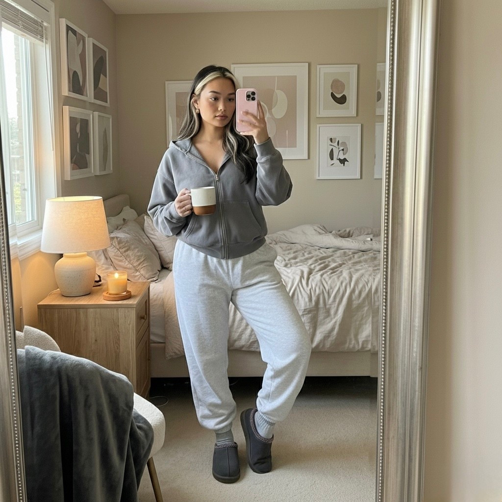 My January uniform 🤍
Starting the year slow in this cozy matching set — perfect for morning coffee, working from home, errands later, or just resetting after the holidays. The fit is relaxed but still put-together, and I love that I can mix these pieces with other basics all winter.

Wearing size Small in the hoodie and joggers (true to size).

This is one of those sets you’ll reach for constantly — comfy enough for home days, cute enough for casual outings. Everything is linked and easy to shop below ✨

#LTKSeasonal #LTKHome #LTKFindsUnder50