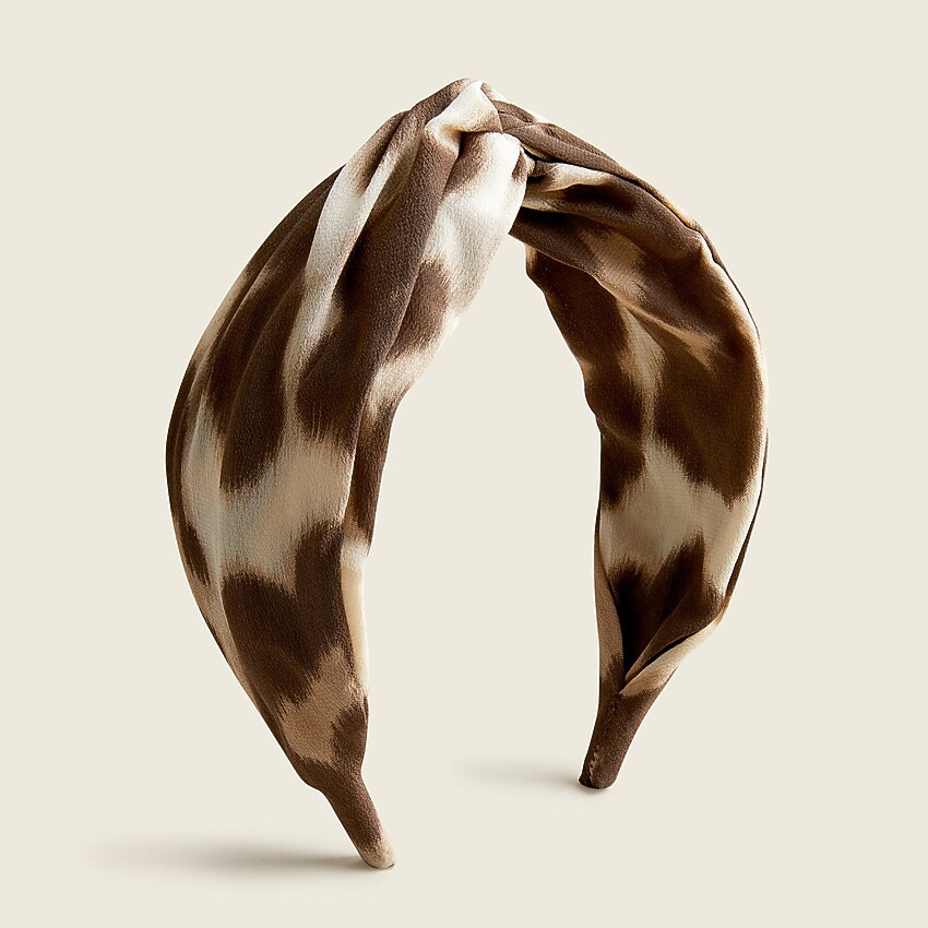 Twist headband in washable silk | J. Crew US