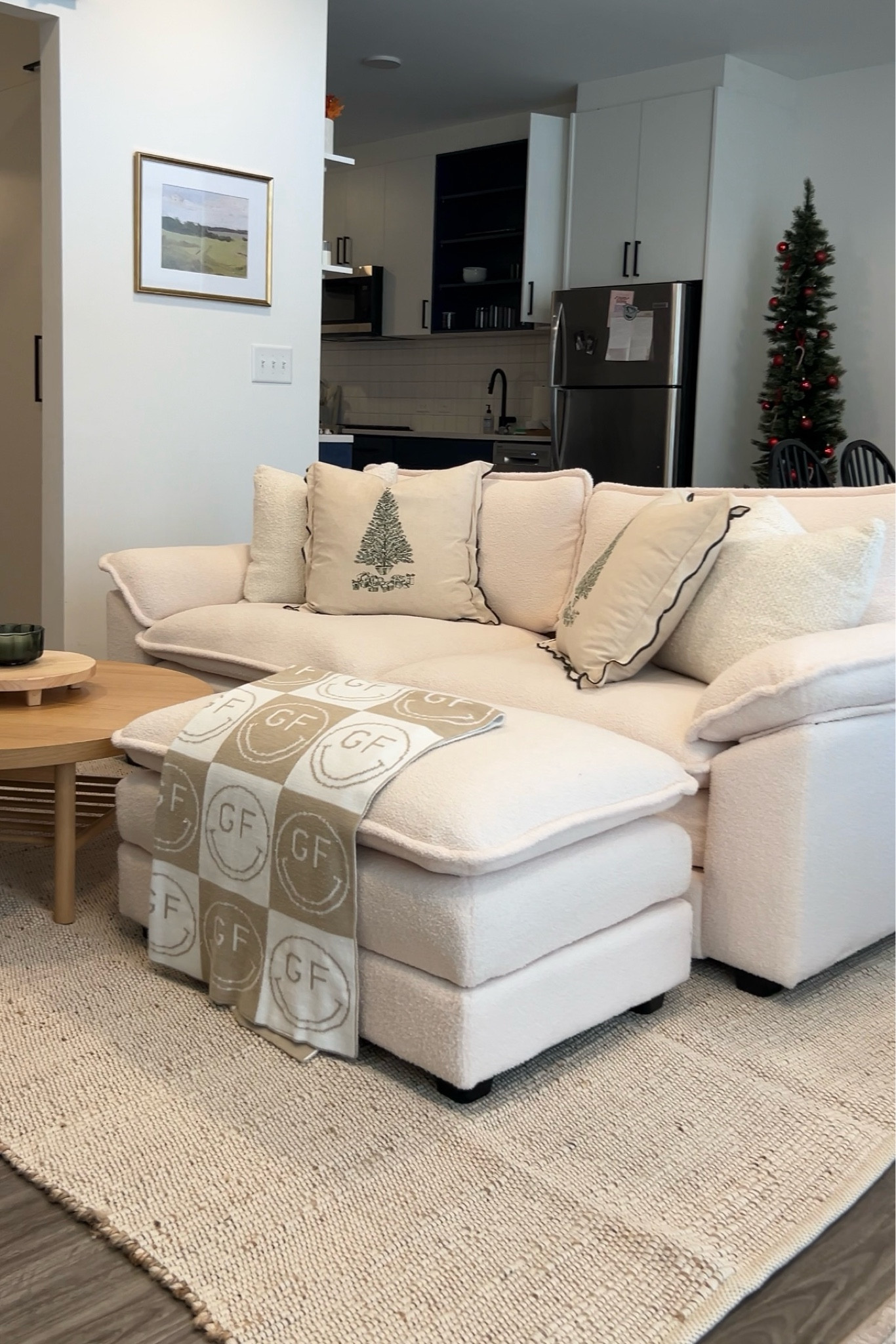 My new cozy living room rug from Amazon! 

Jute rug, neutral living room, home decor, furniture, Christmas decor 

#LTKhome #LTKSeasonal #LTKstyletip