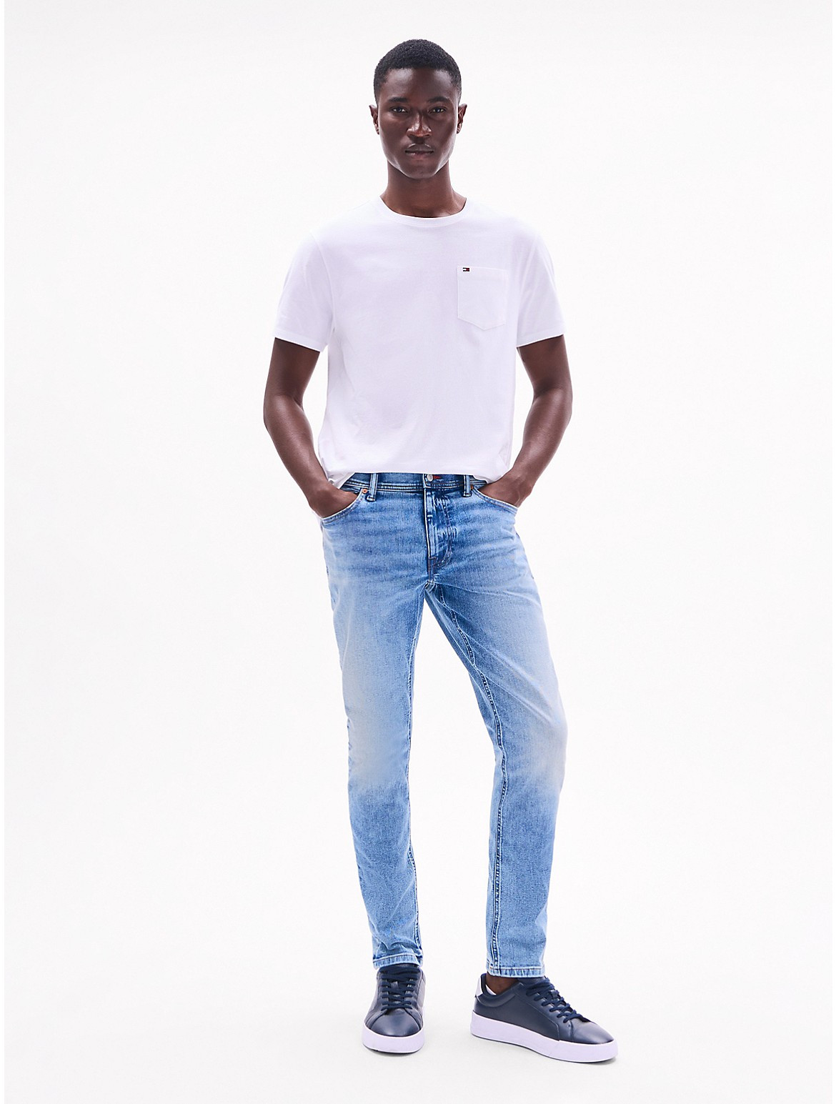 Tommy Hilfiger Men's Stretch Skinny Jean - Blue - 42W x 32L | Tommy Hilfiger (US)