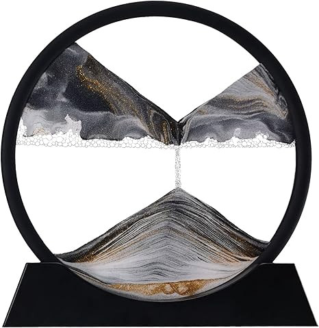 3D Deep Sea Moving Sand Art,Relaxing Kinetic Sandscape Art Table Desk Top to Decor for Any Home, ... | Amazon (US)