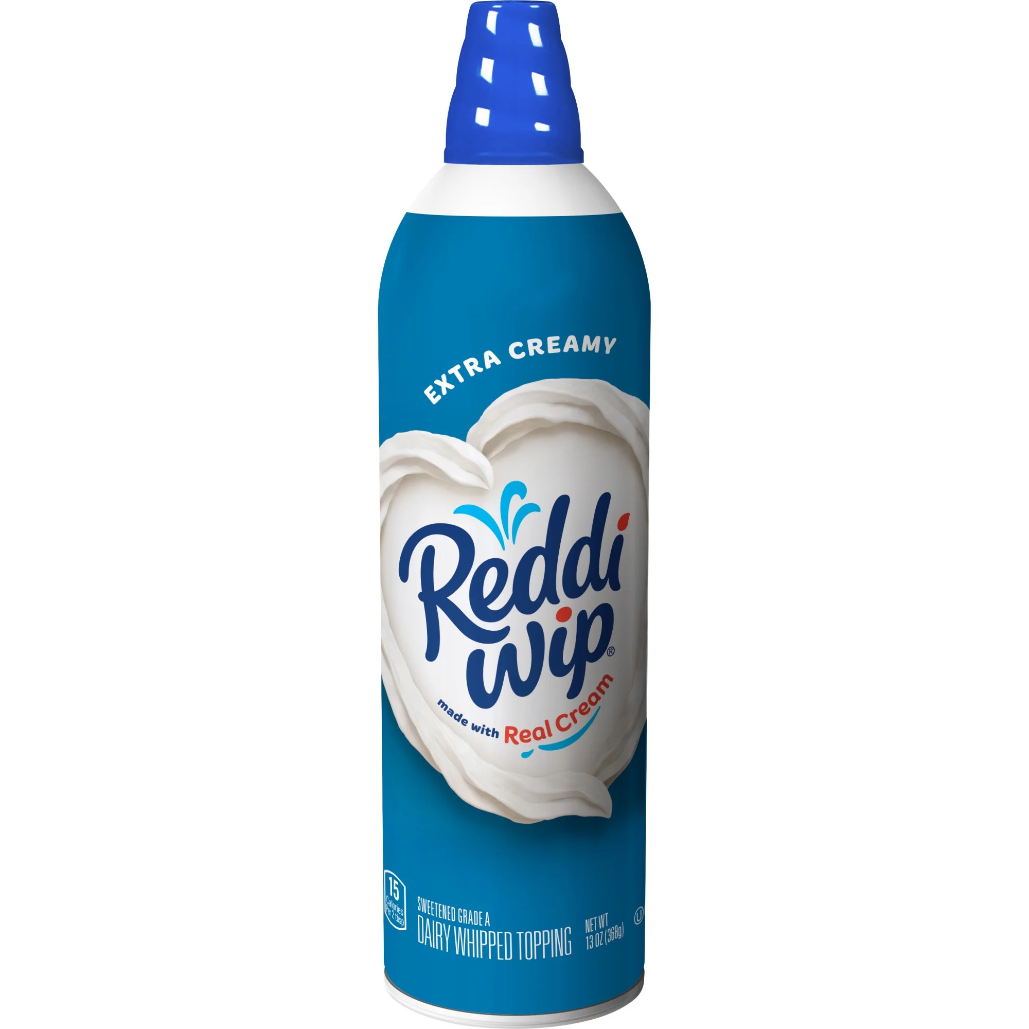 Reddi-wip Extra Creamy Whipped Topping Made with Real Cream, 13 oz Spray Can | Walmart (US)